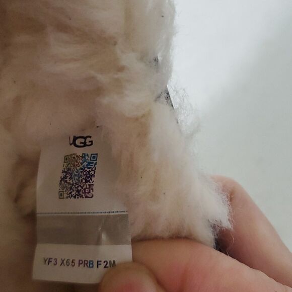 UGG Men's Ascot Slipper Dark Spice Leather Sheep Wool Size 9 NWOB - Picture 10 of 12